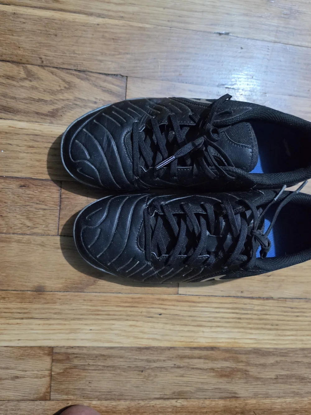 Black Boy's Soccer Nike Shoes